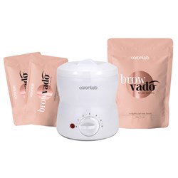 Browvado Waxing Kit - Mini Pot + Browvado + Spatulas (LS)